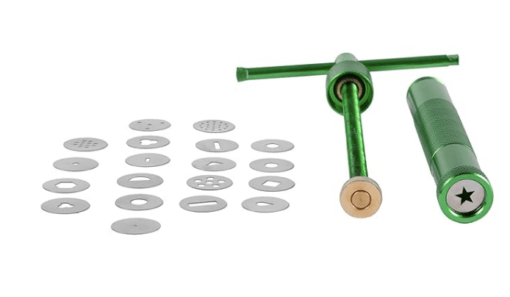 Stainless Steel Clay Extruder Sugar Paste Extruder Cake Fondant Decorating Tool Set - Image 3